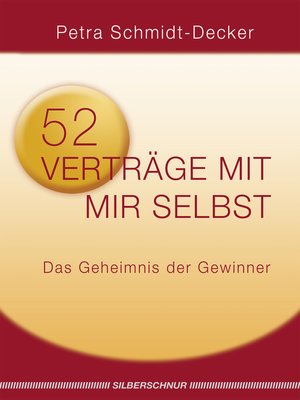 cover image of 52 Verträge mit mir selbst